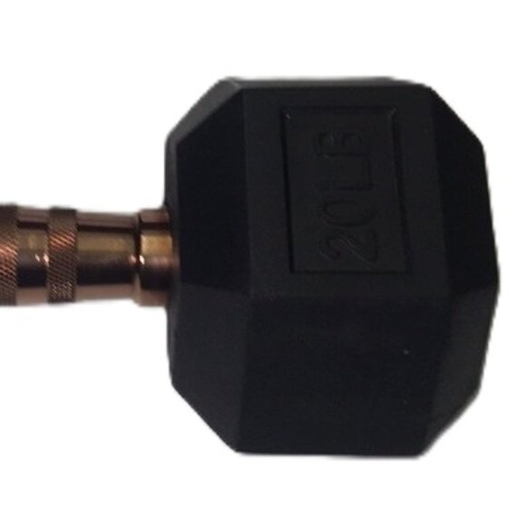 🛑 FLO 360 Rubber ➕🆒 WEIGHT Training 20LB DUMBELL Strength Fitness 💸BUY NOW‼️ - Picture 16 of 16